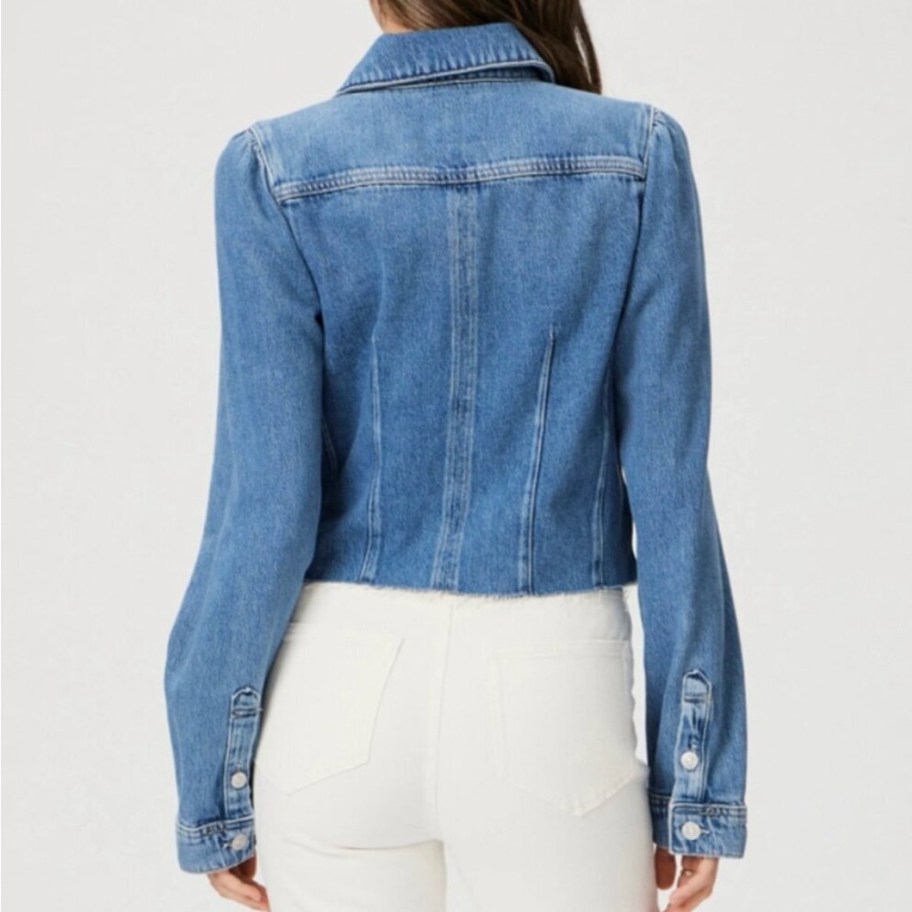 PAIGE Blue Jean Jacket - Picture 3 of 5